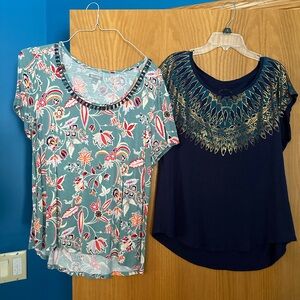 Two Summer Short Sleeve Tees